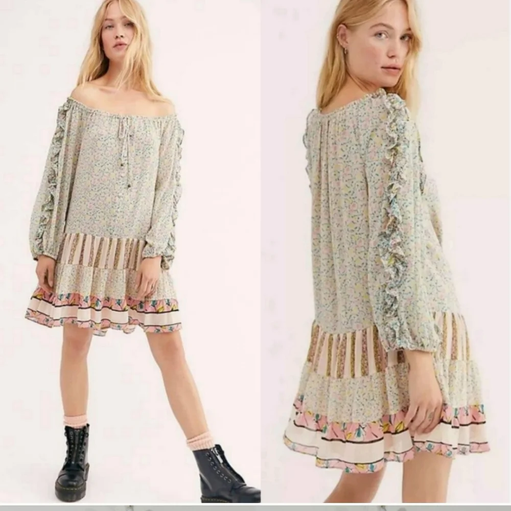 ❌SOLD❌Free People Flowers in Your Hair Dress_2